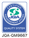 JQA-QM9667 QUALITY SYSTEM（ISO 9001）